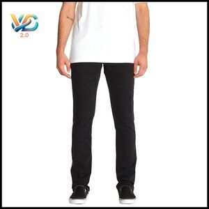 Slim Fit Stretch Denim Jeans Straight Leg Comfortable Flexible Durable Pants